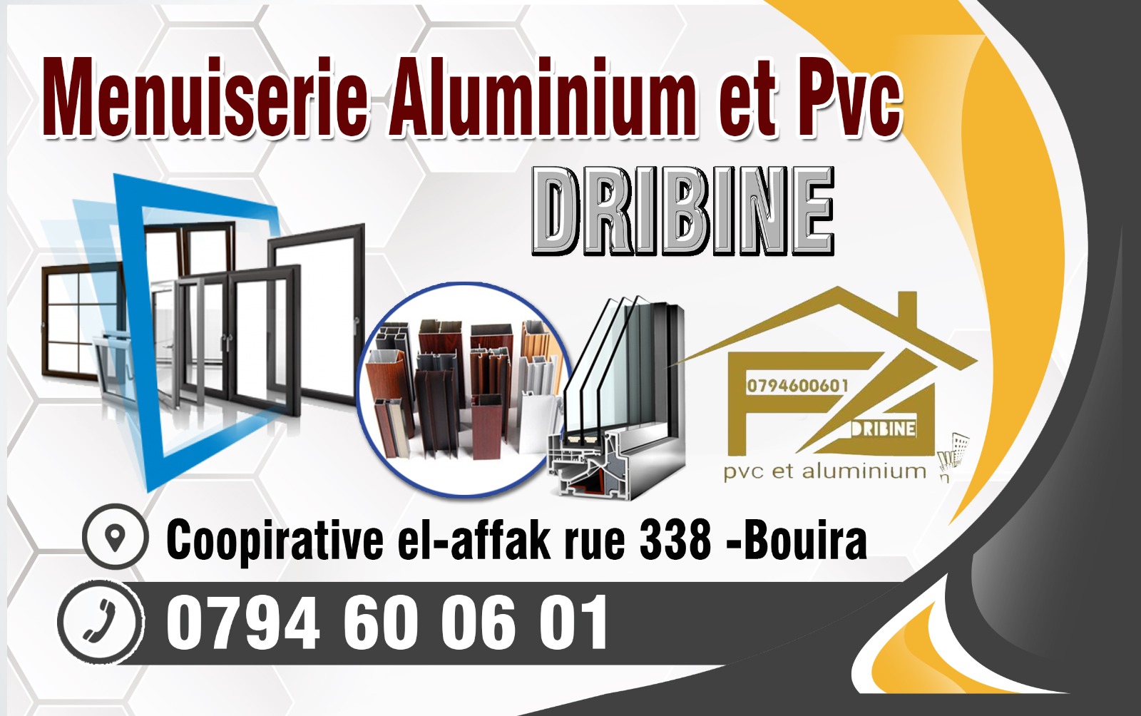 DRIBINE business card front